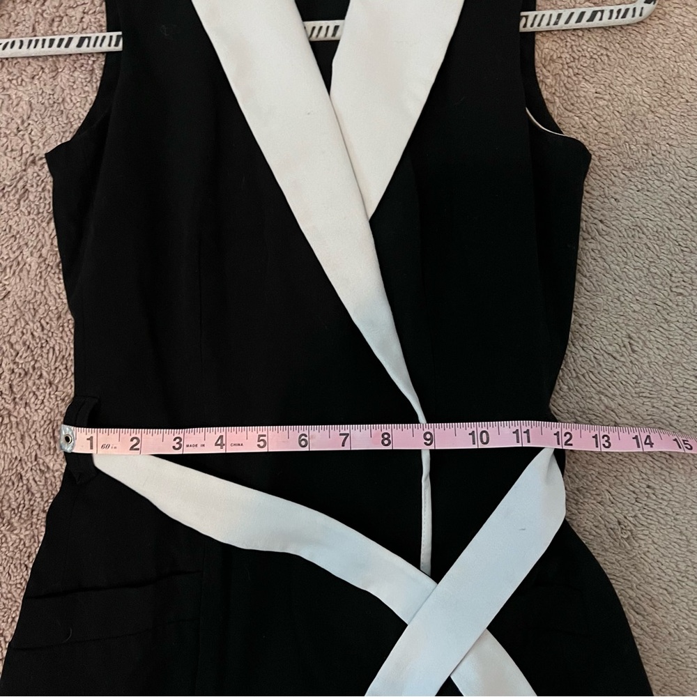 Calvin Klein Black and White Dress Size 2 Petite - Picture 10 of 14